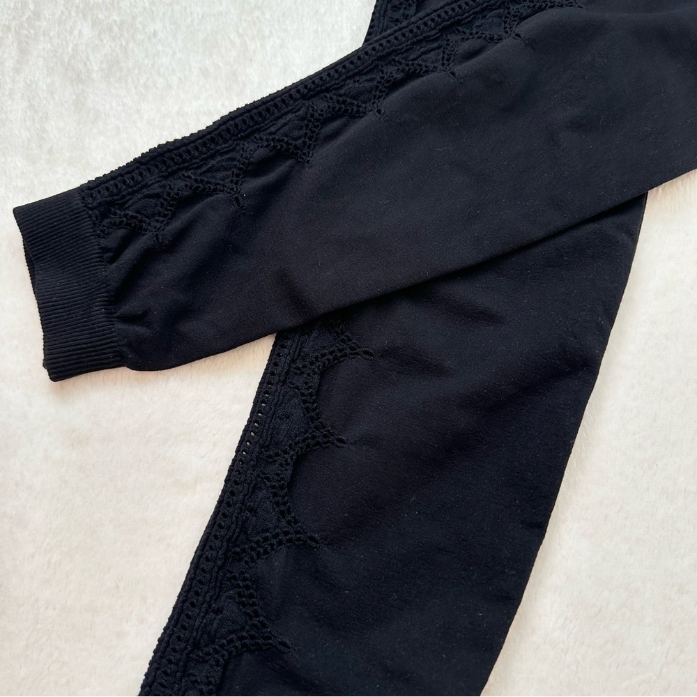 NWOT Free People Intimately Barely There Black Cutout Yoga Leggings - Picture 6 of 11